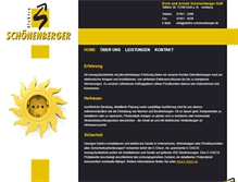 Tablet Screenshot of elektro-schoenenberger.de